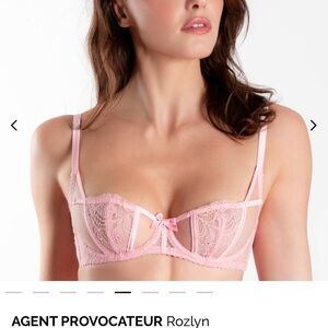 Agent Provocateur Pink Lace Bra
